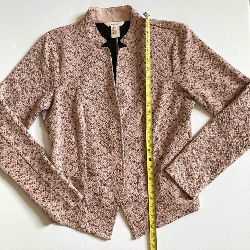 Sundance Catalog Lace Illusion Tux Blazer Jacket Size 2 - Picture 6 of 7